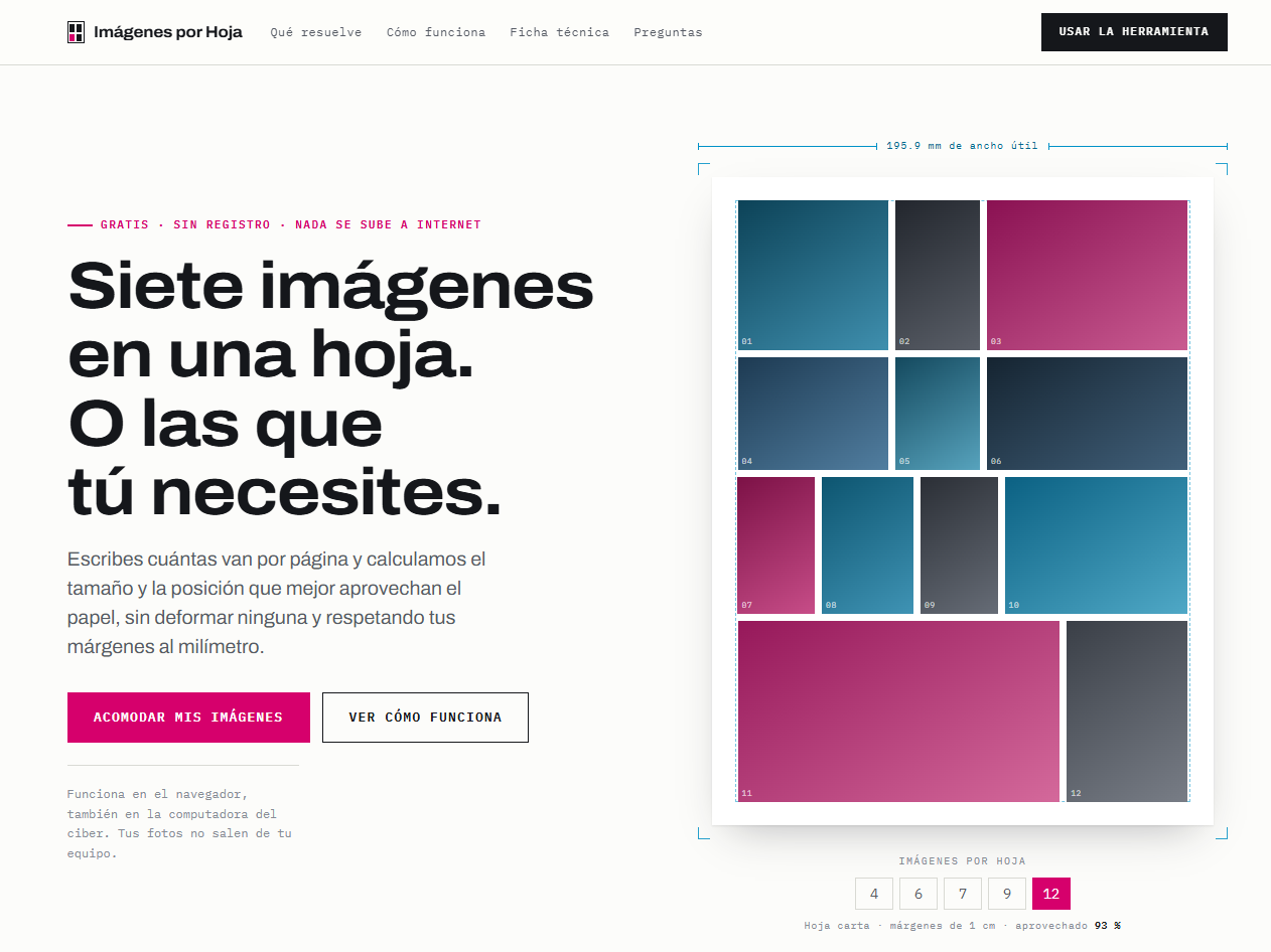 Imágenes por Hoja